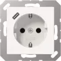 Schuko-Steckdose mit USB A1520-18CWW Typ C (A1520-18CWW)
