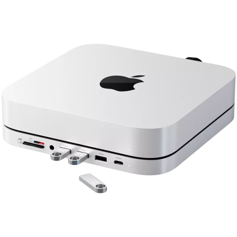 Laptop-Dock Satechi ST-GMMSHS kabelgebunden USB 3.2 Gen 2 Typ-C Weiß