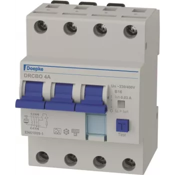 DOEPKE DRCBO 4 B16/0,03/3N- FI/LS-Kombination / RCBO (9945104)