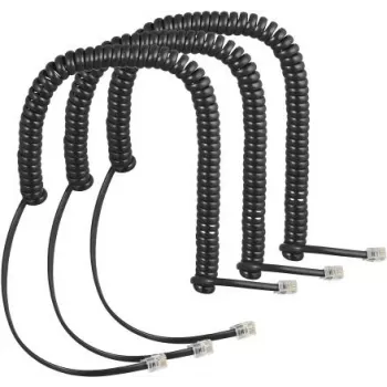 Auerswald Spiralkabel 3er-Set COMfortel-Hörer 55001