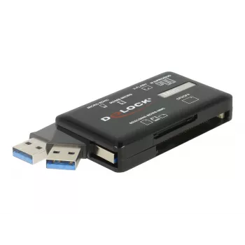 DeLOCK SuperSpeed USB Kartenleser CF SD Micro SD MS M2 xD 5 Gbps