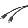 Renkforce RF-4716840 USB-Kabel 1 m USB 2.0 USB A USB C Schwarz (RF-4716840)