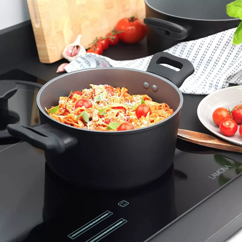 Fleischtopf Russell Hobbs RH01863EU7 20 cm Crystaltech Kochgeschirr Edelstahl Glasdeckel