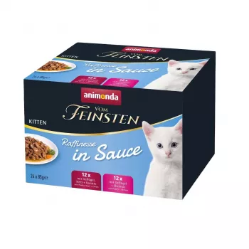 animonda Vom Feinsten Kitten Raffinesse in Soße Nassfutter für Katzen 24x85 g