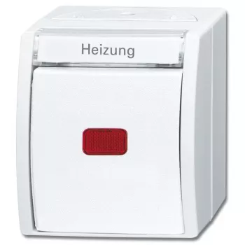 BUSCH JAEGER 2601/6 SKWNH-54 - 1P - Weiß - 250 V - 10 A - 74 mm - 55 mm