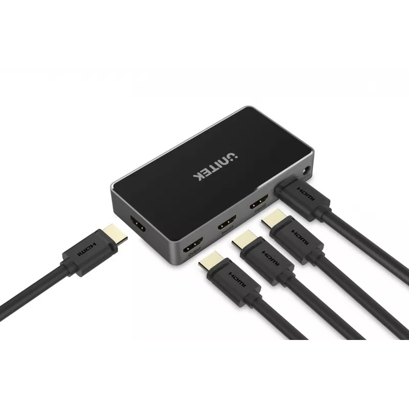 HDMI-Video-Umschalter Unitech V1110A 4K 1.4b 5V 1A