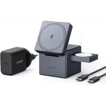 Mobiles Ladegerät Anker Y1811G11 Innenbereich AC USB Schnellladen Schwarz