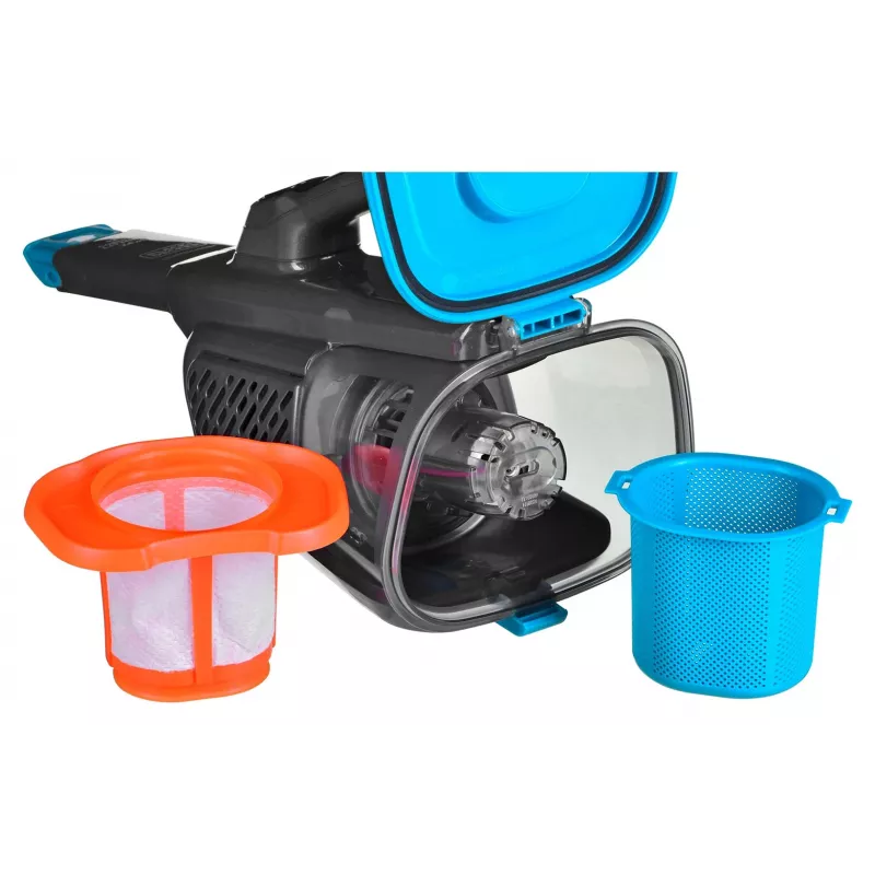 Black & Decker BHHV320J Handstaubsauger Blau, Titan