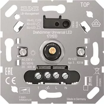 Drehdimmer Jung 1731DD Universal-LED-Drehdimmer für LED- und Glühlampen