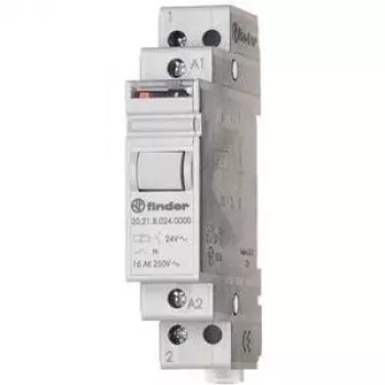 FINDER Stromstoßschalter 24VAC 20.21.8.024.4000 Serie 20 für DIN-Schiene 1S 16A 20.21.8.024.4000 (202180244000)