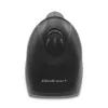 Handheld-Barcodeleser QOLTEC 50866 — 1D-Laserscanner, USB kabelgebunden, 600 mm Reichweite, schwarz, 161,5×88×77 mm