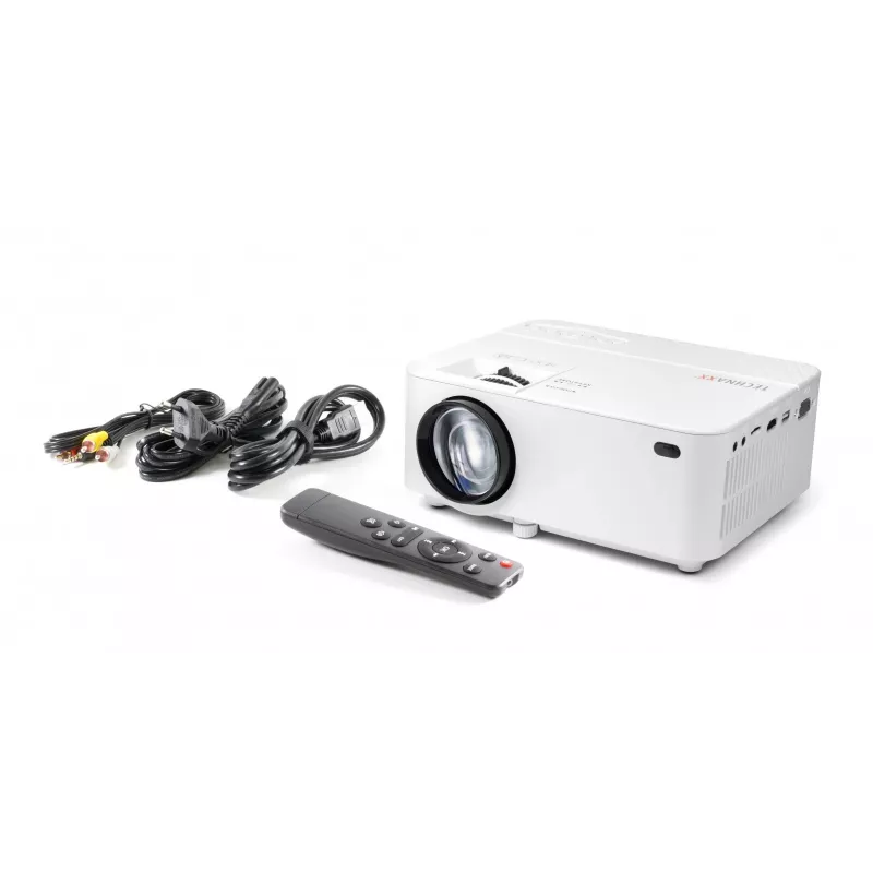 Technaxx TX-113 Standard Throw Projektor 1800 ANSI Lumen LED 800x480 Weiß
