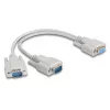 DeLOCK 67160 Serielles Kabel Beige 0,3 m DB-9