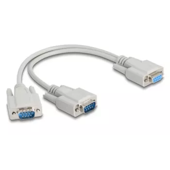 DeLOCK 67160 Serielles Kabel Beige 0,3 m DB-9