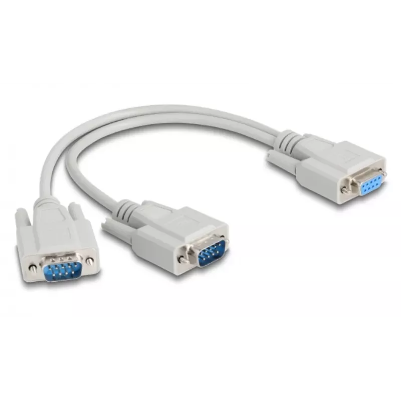 DeLOCK 67160 Serielles Kabel Beige 0,3 m DB-9