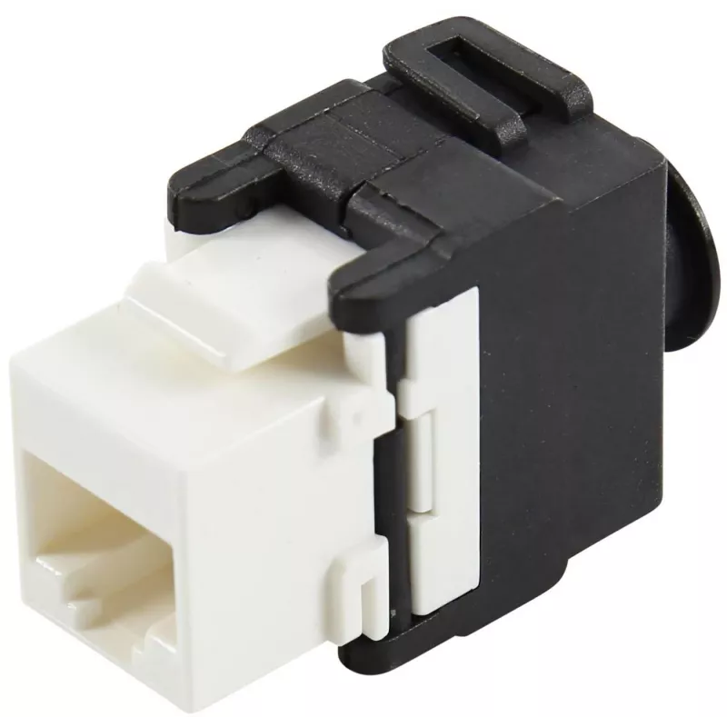 Keystone-Modul LOGON LKS310, flach, weiß, RJ-45-Anschluss