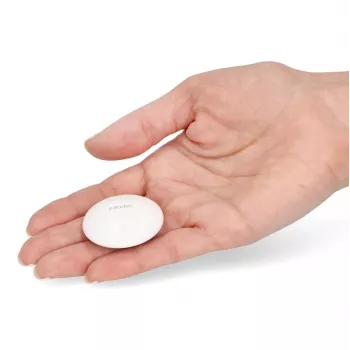 Temperatursensor Fibaro FGBRS-001 freistehend kabellos — innen, 2400 MHz, CR2032, Genauigkeit ±0,5°C