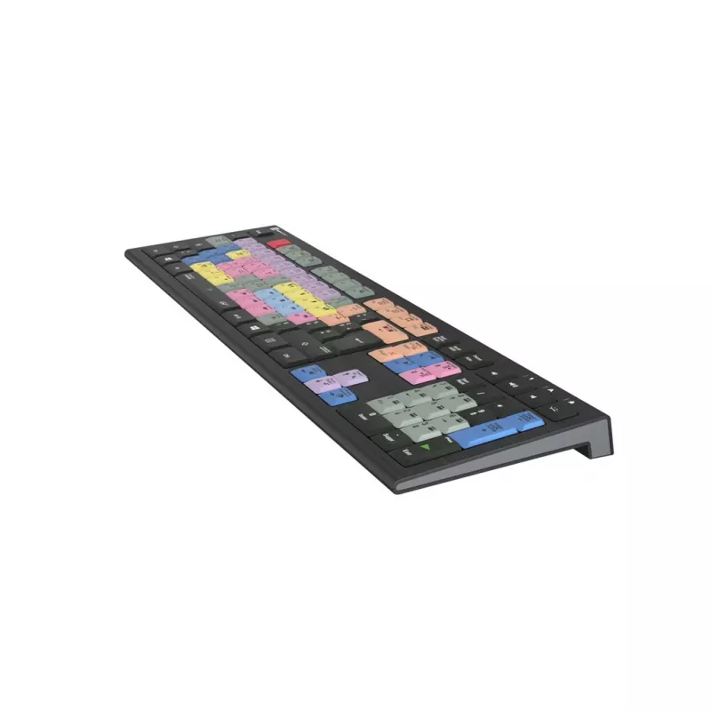 Logickeyboard LKB-EDIUS-A2PC-FR Tastatur Universal USB AZERTY Französisch Schwarz