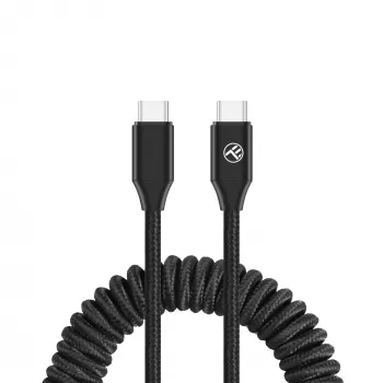 USB-C-Kabel Tellur TLL155751 PD 60W 1,8 m Schwarz