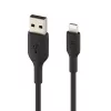 Belkin PVC USB-A auf Lightning 3m Schwarz