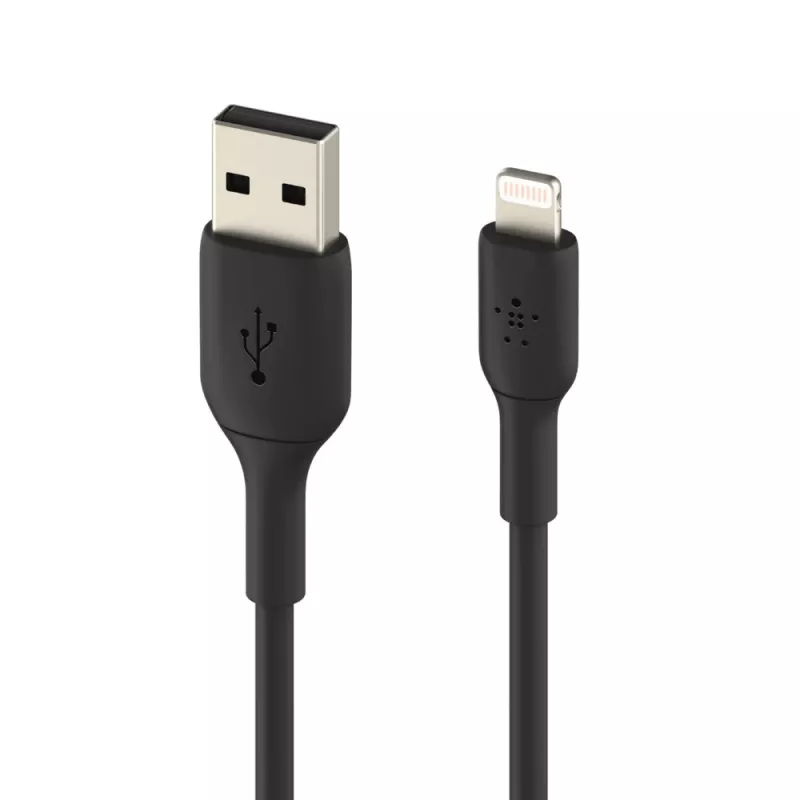 Belkin PVC USB-A auf Lightning 3m Schwarz