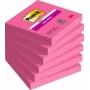 3M 654SPI Haftnotizblock Quadratisch Pink 90 Blatt Selbstklebend