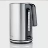 Wasserkocher SEVERIN WK 3449 — 1,7 L, 2400 W, Edelstahl/Kunststoff, schwarz-silber
