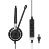 EPOS IMPACT SC 660 USB ML Headset Kabelgebundenes Kopfband Telefonie/Musik USB Typ-A Schwarz, Silber