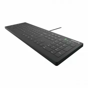 CHERRY AK-C8112 Medical USB QWERTZ Deutsch Schwarz Weiß Full-Size Tastatur