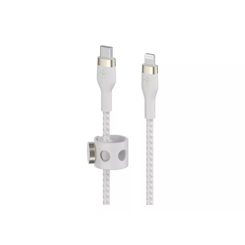 Belkin BOOST CHARGE - Lightning-Kabel - 24 pin USB-C männlich zu Lightning männlich - 2 m - weiß - für Apple iPad/iPhone/iPod (Lightning)