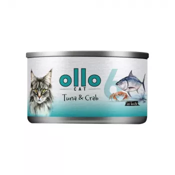 Ollo Thunfisch mit Krebs in Brühe Nr. 6 70 g