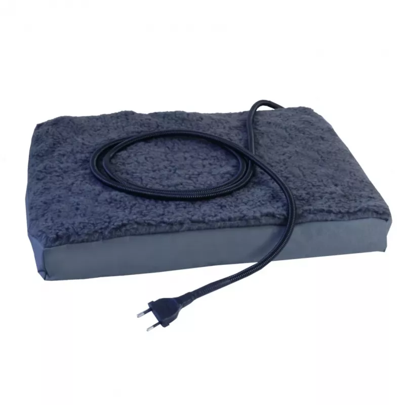 Heizbett Glovii GPETH für Hunde und Katzen 580x450x180 mm, Polyesterbezug, rutschfeste Basis