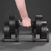 Verstellbare Gusseisen-Hantel Rebel Active 36 kg, automatische 2-kg-Schritte