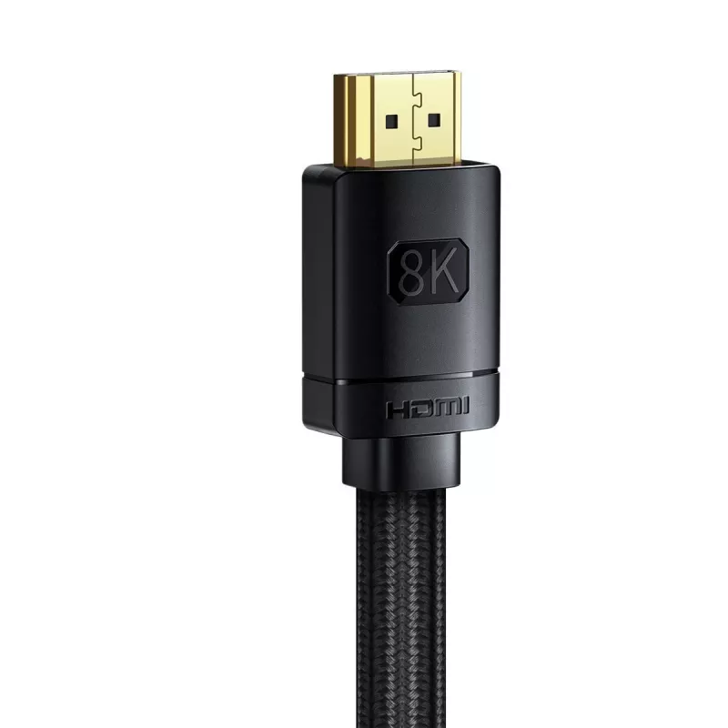 Baseus High Definition Series HDMI 2.1 Kabel, 8K 60Hz, 3D, HDR, 48Gbps, 2m (schwarz)