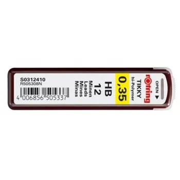 Bleistiftminen Rotring Polymer Leads HB 0,35 mm S0312410