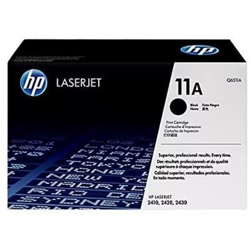 HP Q6511A Original Tonerkartusche 11A [Laser, Schwarz]