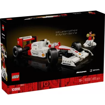 LEGO Set McLaren MP4/4 Ayrton Senna 10330 — LEGO ICONS Modell im Maßstab