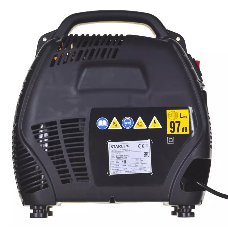 Ölfreier Kompressor AIR KIT OL 1,1KW 8 BAR STANLEY