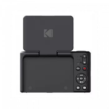 Kodak PIXPRO C1 Kompaktkamera schwarz – 13 MP CMOS – Full HD – 2,8-Zoll-Klapp-LCD