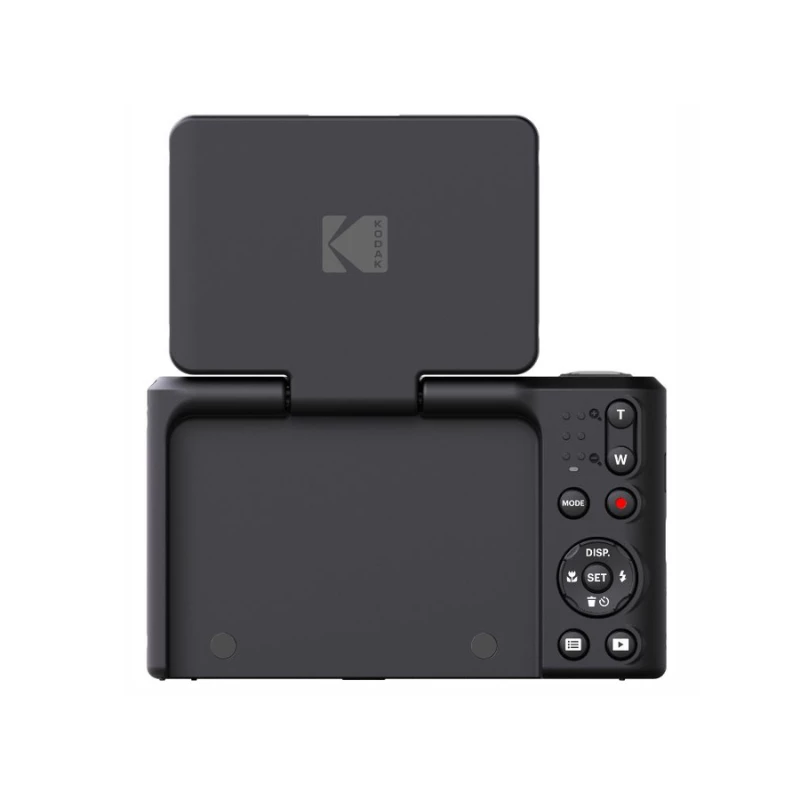 Kodak PIXPRO C1 Kompaktkamera schwarz – 13 MP CMOS – Full HD – 2,8-Zoll-Klapp-LCD