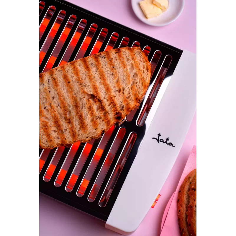 Toaster JATA TT5016 1000 W grau Edelstahl