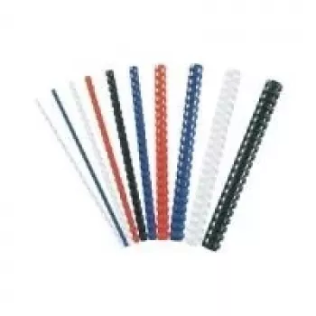 Fellowes - 6 mm - 29,7 cm - 21 Ringe - A4 (210 x 297 mm) - 20 Blatt - Blau - 100 Stk. Kunststoff-Bindekamm (5345106)