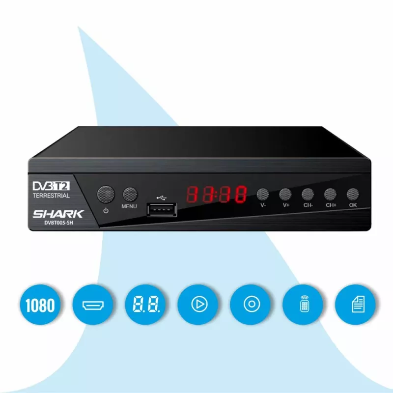 Digitaler TV-Tuner MANTA DVBT005-SH DVB-T/T2 HEVC-Unterstützung