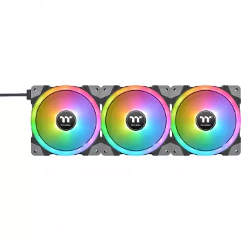 Thermaltake SWAFAN EX12 ARGB 120mm Reverse Blade 3er-Pack - Schwarz