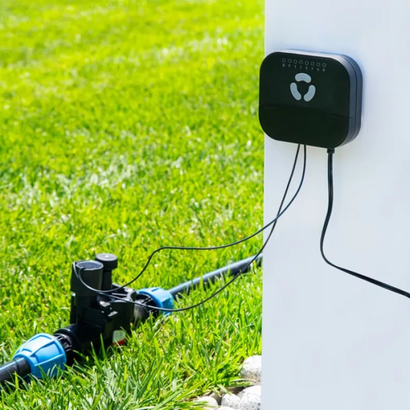 Bewässerungssteuerung Shelly FrankEver FK-06X mit Wi‑Fi-Konnektivität für automatische Gartenbewässerung