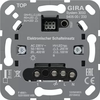 gira S3000 Schalteinsatzmodul 540500 für elektrische Schaltersysteme