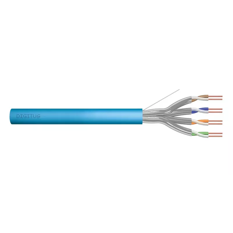 Netzwerkkabel Digitus DK-1624-A-VH-1 RJ45 Cat6a 100m Blau