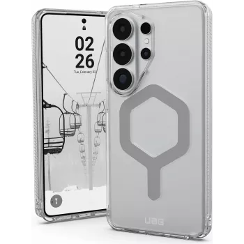 UAG Urban Armor Gear Plyo Case mit Magnetmodul | Samsung Galaxy S26 Ultra | eis (transparent)/silber | 214539114333 (214539114333)