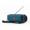 Stereo tragbarer Lautsprecher GEMBIRD SPK-BT-17-G — Bluetooth 5.1, 5 W RMS, 1200 mAh, MicroSD, FM, AUX