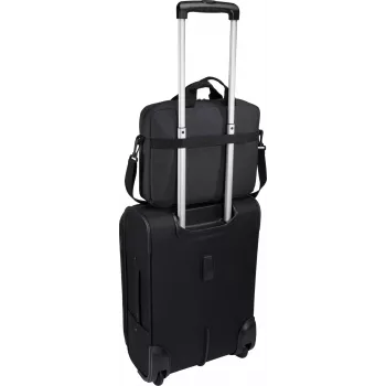 Case Logic Huxton | Passend für Laptops bis 13,3 Zoll | Laptop-Aktentasche | Schwarz | Schultergurt